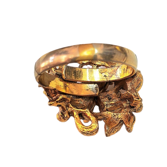 Adjustable floral ring size adjustable - Picture 3 of 3